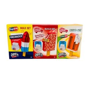Snap & Switch Micro Build Set Popsicle Ice Cream Firecracker Strawberry 3pk NEW